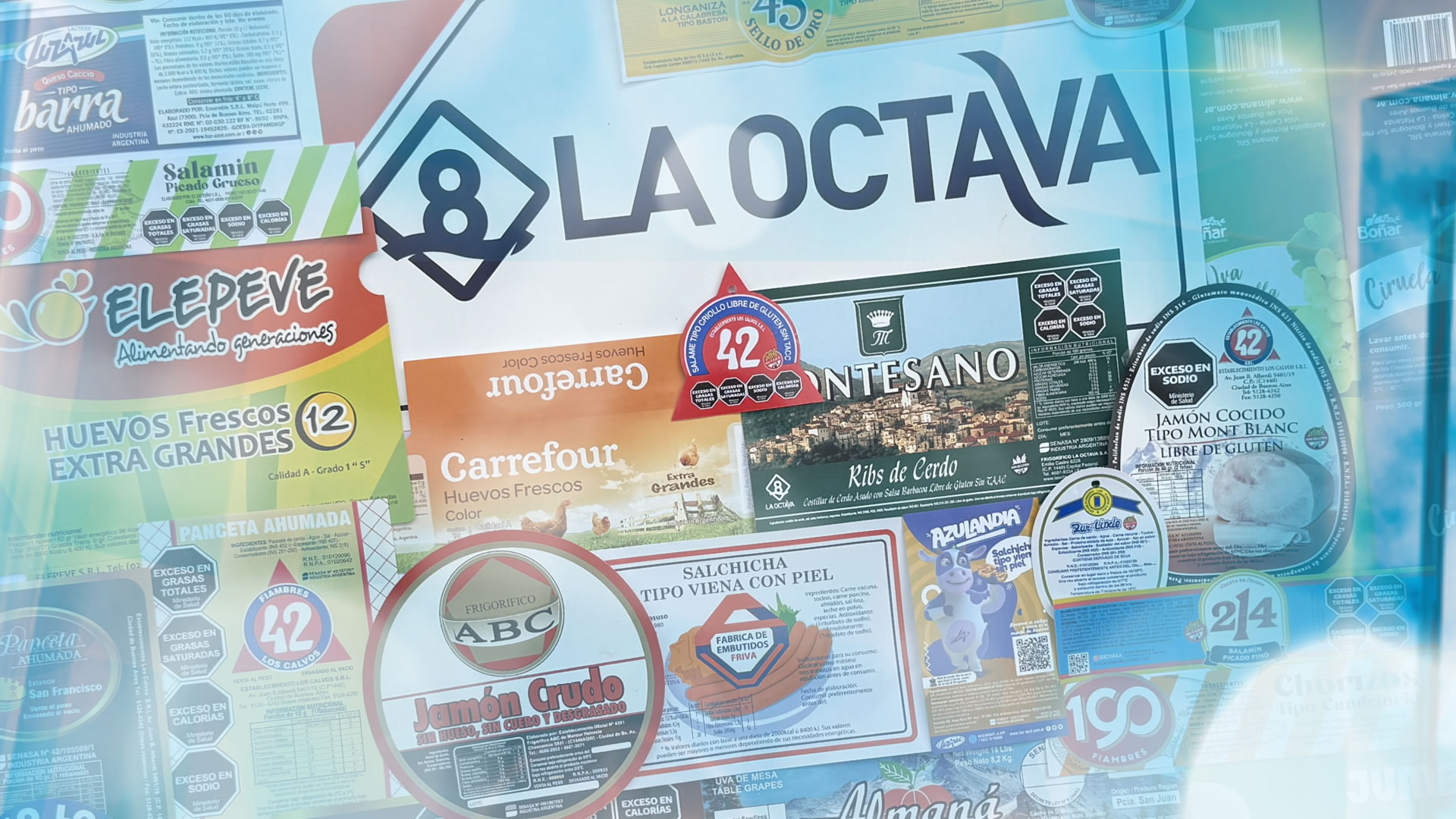ETIQUETAS PARA FRIGORIFICOS PRODUCTOS ENVASADOS AL VACÍO Y ALIMENTOS