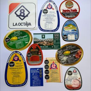 Etiquetas opp y polipropileno para alimentos frescos envasados al vacío